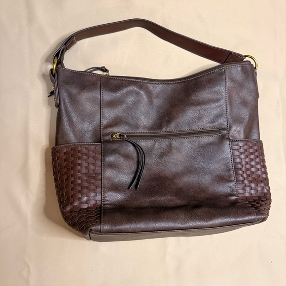 Wrangler Brown Oversized Shoulder Bag - Picture 3 of 9